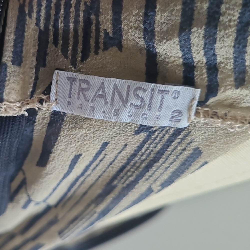 Chic Beige and Blue Strappy Mini Dress - Picture 2 of 6